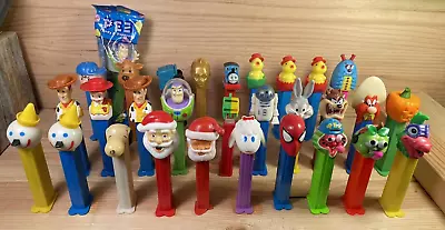 Mixed Lot Of 30 Vintage Pez Dispensers • $37