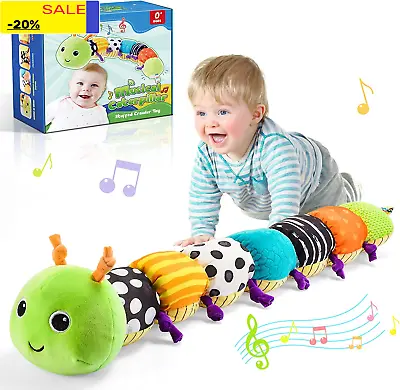 Baby Toys 0-6 Months Musical Caterpillar Sensory Babies 6-12  Gift  Toddler Fun • £21.29
