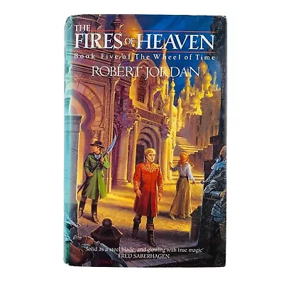 The Fires Of Heaven By Robert Jordan  Hardcover Book #5 The Wheel Of Time Series • $45.30