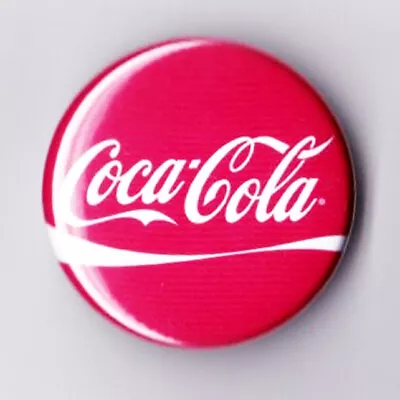 COCA COLA - Badges & Magnets - Logo Soft Drink Wars Pepsi Fridge Diet Marketing • $3.45