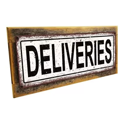 Deliveries Metal Sign; Wall Decor For Home And Office • $29.99