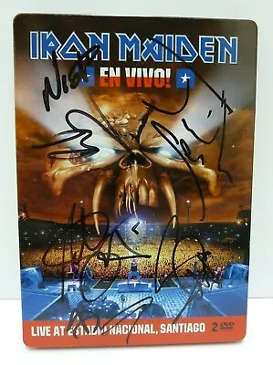 Iron Maiden All 6 Band Autographed Signed DVD Booklet Cover BAS Certified • $1865.08