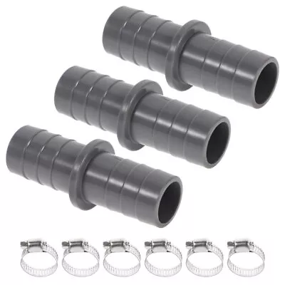 3 Sets Hose Extension Adapter Drain Connector For Washing Machine Sewer • £8.98