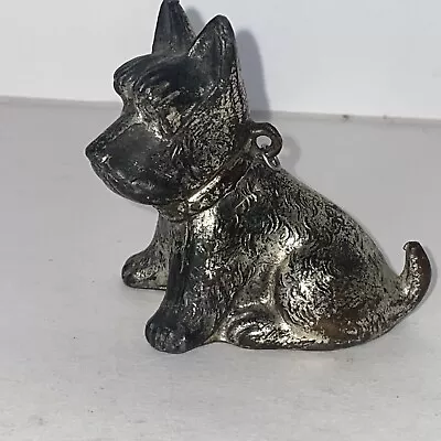 Small Vintage Metal Scotty Dog Scottish Terrier Made In Japan • $11.25