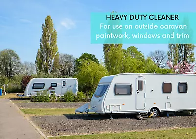 Caravan Heavy Duty Cleaner REMOVES Mould Mildew Algae Quick Easy To Use Makes 5L • £9.25