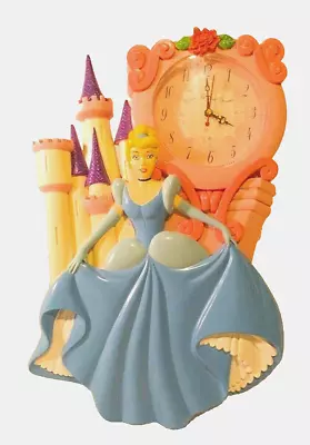 Vintage Cinderella Castle Wall Clock - Battery Operated - Quartz - Collectible • $22.50