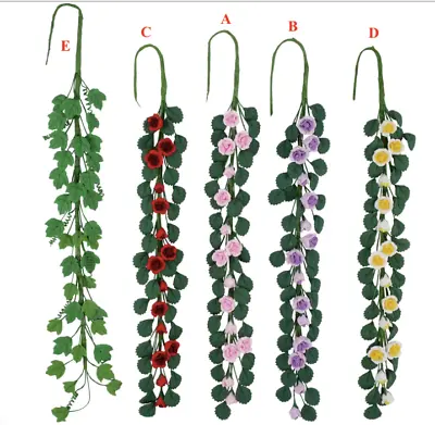 AirAds Dollhouse 1:12 Roses Flowers Vine Garlands 5 Options Price For Each • $6.40