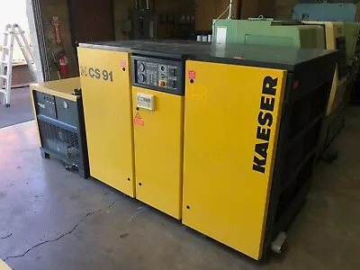 Kaeser CS91 Rotary Screw Air Compressor / Kaeser KRD400 Air Drier Combo • $9500