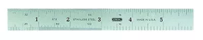 678MED Precision 6-Inch Rigid Steel Rule • $9.92