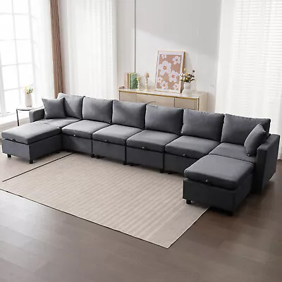 Modern Modular Sectional Sofa Living Room Sofa Set With Large Storage Space • $839.99