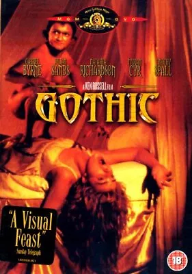 Gothic DVD (2005) Gabriel Byrne Russell (DIR) Cert 18 FREE Shipping Save £s • £10.98