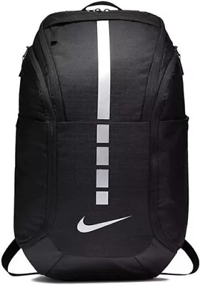 $79.94 • Buy Nike Hoops Elite Pro Backpack Black Metallic Silver 38 Liter Basketball Bag