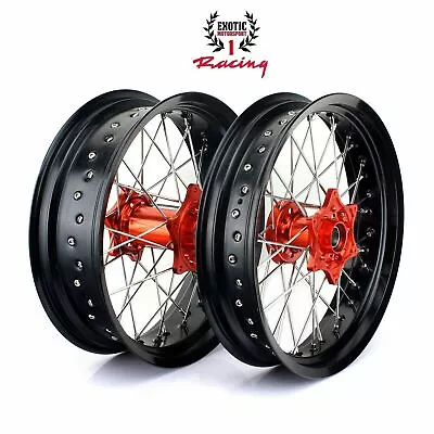 KTM Complete CNC WheelS SX SXF EXC 125-530 03-2024 Husqvarna 2014 UP Supermoto • $559.19