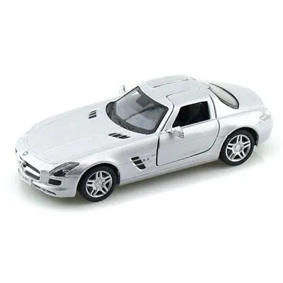 5349 Brand New 5 Kinsmart Mercedes Benz SLS AMG Diecast Model  Car 1:36 Silver  • $8.50