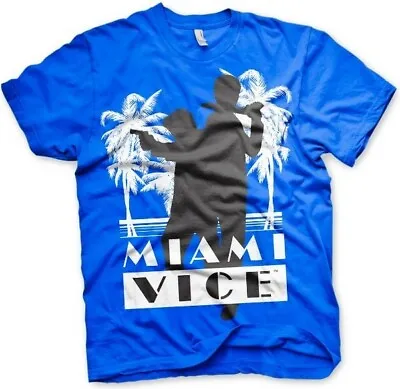 Miami Vice Silhuettes T-Shirt Blue • £25.70