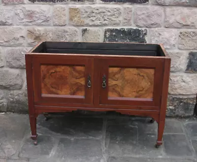 Antique Edwardian Walnut Washstand  No Top  Ideal For A Bathroom Sink Unit • £20