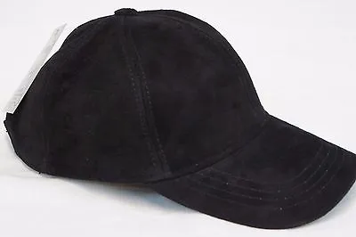 100% REAL GENUINE Lambskin Suede Leather Baseball Cap Hat Sport Visor 9 COLORS • $14.89