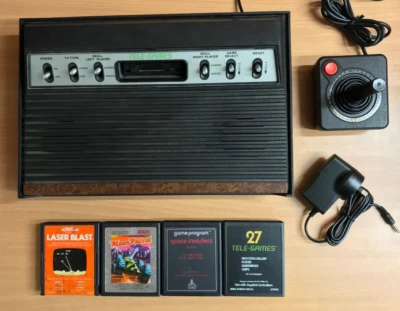 $379 • Buy Atari Sears 2600 6-switch Video Arcade Console + 4 Games  ** Free Post **