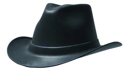 VCB200-06 Vulcan Cowboy Style Hard Hat With Ratchet Suspension Black One Size • $31.37