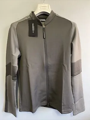 J. Lindeberg Men's Castor Mid Layer Jacket AMJS06693 U221 Ash Gray Medium NEW • $74.99
