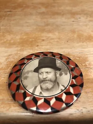 Vintage Lawrence Ferlinghetti 1960s Photo Pocket Mirror Very Cool • $45