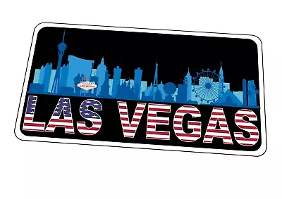 Las Vegas Metal Sign Holiday Souvenir Metal Wall Plaque Hanging Gift Sign  • £8.75