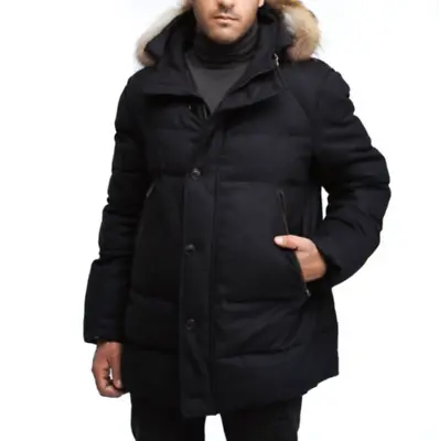 Gallotti Men's Real Fur Puffer Coat $995  # 7A 1444 NEW • $176.99