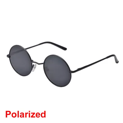 $20 • Buy New Vintage Polarized John Lennon Sunglasses Hippie Retro Round Mirrored Glasses