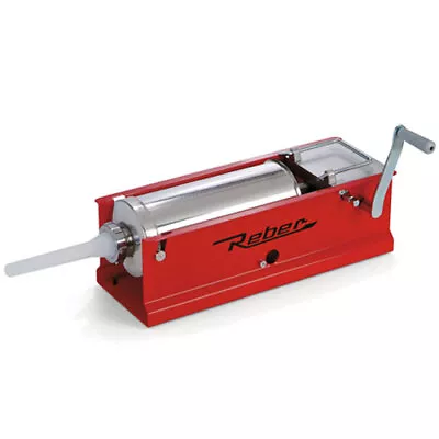 $469.98 • Buy Reber 8kg Capacity 2 Speed Sausage Filler / Stuffer Made In Italy + Funnels