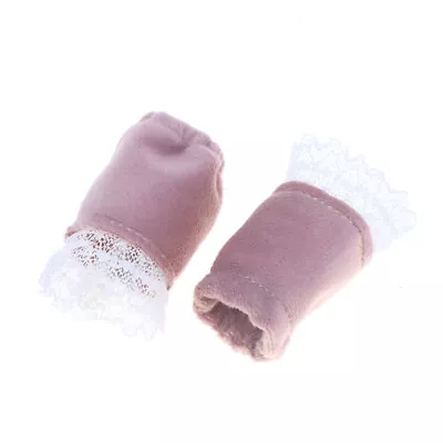1Pair Miniature Doll Clothes Lace Side Sleeves Model Dress Up Dollhouse DecorToy • $16.53