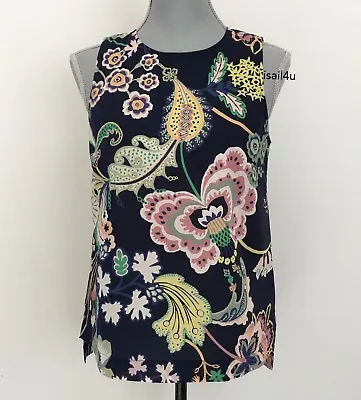 J.Crew Sleeveless Tank In Liberty Symphony Floral NWT Size: 0 2 4 8 12 14 16 T2 • $33.15