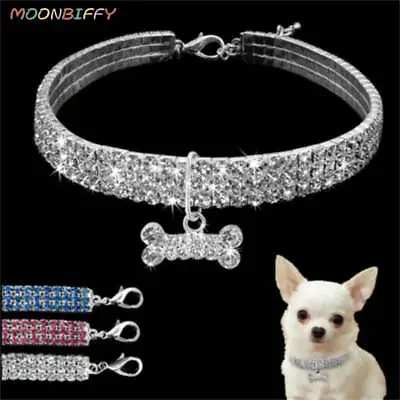 Dog Collar Rhinestone Jewelry Dog Collar • $5.50