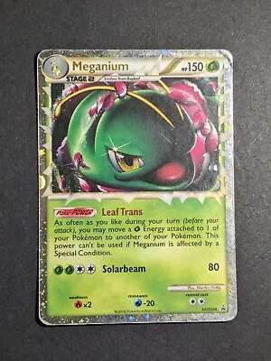 Pokémon TCG Meganium (HeartGold & SoulSilver 109) Spring 2010 Collector's... • $1.99