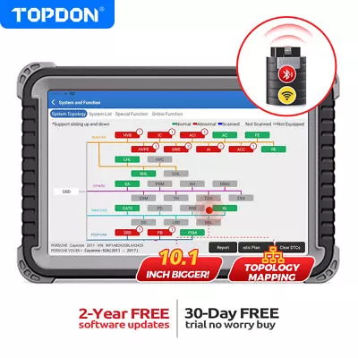 NEW TOPDON Phoenix Plus OBD2 Scanner Code Reader Full System Car Diagnostic Tool • $799