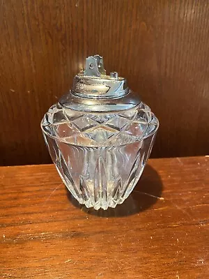 Vintage Princess House Highlights Lead Crystal Table Lighter . Missing Flicker • $7