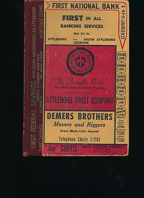 Attleboro MA City Directory 1960 Massachusetts   R L Polk  • $55