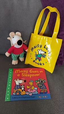 Maisy Mouse Toy + Book Bag + 1 Books • £11.99
