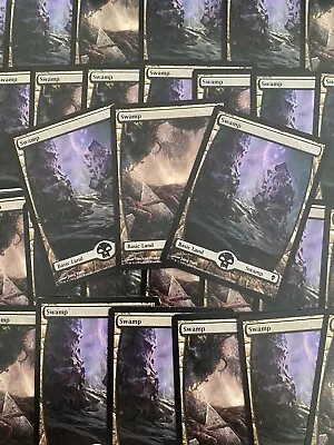 MTG 25 Swamps Zendikar - Various Arts Regular Lands • $3.99