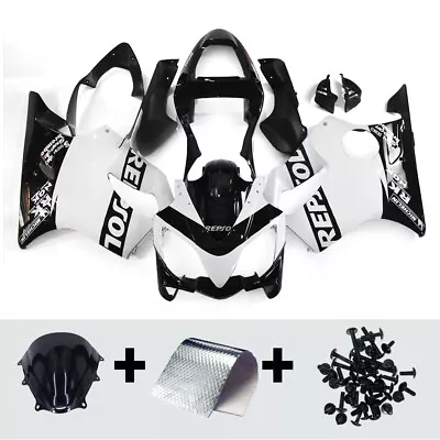 White Black Bodywork For Honda CBR600 F4i 2001 2002 2003 ABS Plastics Fairings  • $385.95