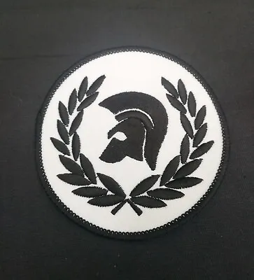 £4.99 • Buy SKA Trojan Style Scooter Retro Sew Or Iron On Embroidered Patch Badge 10cm