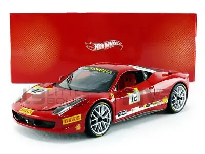 Hotwheels (mattel) 1/18 - Ferrari 458 Italia Challenge - 2012 - Bct89 • $54.95