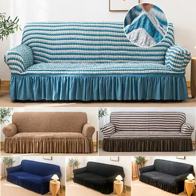 Sofa Covers Stretch Lounge Slipcover Protector Couch Cover 1 2 3 4 Seater Decor • $12.99