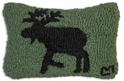 Chandler 4 Corners - Moose On The Move On G 8  X 12  Pillow - 167MSEGREEN • $36