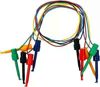 Testing Hook Clip Probe Test Leads Electronics Silicone Test Leads 50Cm/19.7Inch • $13.99