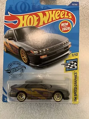 Hot Wheels Speed Graphics Nissan Silvia (S13) • $0.99