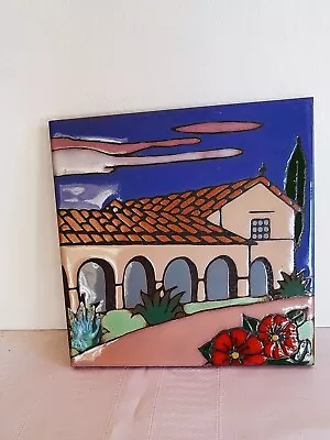 Triton Tile California Mission Ceramic Artisan San Juan Batista Exc. Cond. • $20