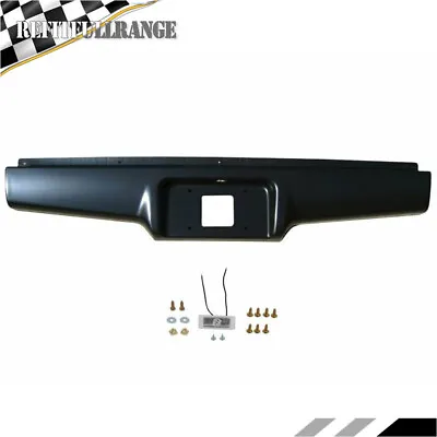 Rear Bumper Roll Pan Black Steel For 1982-1990 1991 1992 1993 Chevy S10 Pickup • $69.45