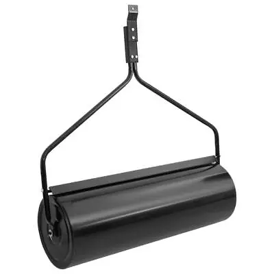 Garden Lawn Roller Black 63 L Iron Heavy Duty Grass Flat Roller • £151.99