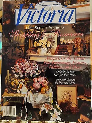 Victoria Bliss Magazine Rare Back Issue Romantic Décor August 1993 • $21.94