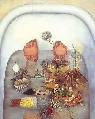 1938 What The Water Gave Me By Frida Kahlo Art Painting Print • $10.99